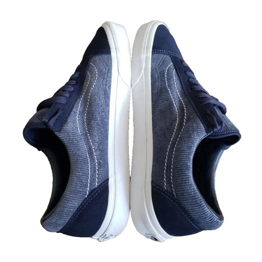 Vans Old Skool Paisley Parisian Night Blue True White Shoes Men's Size 11.5 NEW